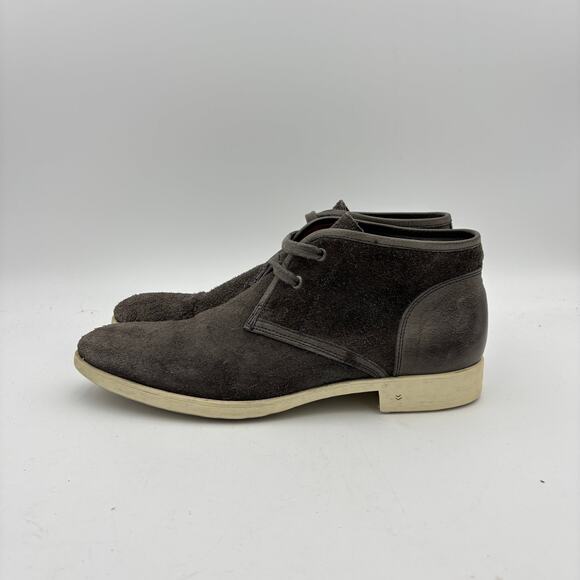 John Varvatos Suede Leather Vibram Sole Chukka Boots Men\'s 10M Brazil main image 5